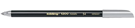 EDDING VERTRIEB Metallic Color Pen 1200 silber 13mm