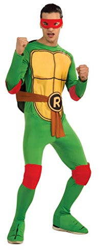 Rubies Nickelodeon Teenage Mutant Ninja Turtles Raphael und Zubehör Kostüm für Erwachsene, Mehrfarbig, Standard