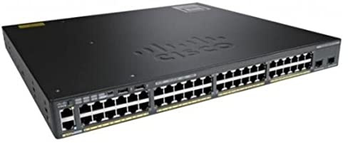 Cisco WS-C2960X-24PD-L Catalyst 2960-X Switch (4 Gige, PoE, 370 Watt, 2X 10G SFP+, LAN Base In)