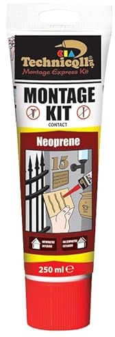 250ml TUBE MONTAGE ADHESIVE GLUE FOR BUILDING MATERIALS: CERAMICS TILES STONE METAL WOOD PLASTIC