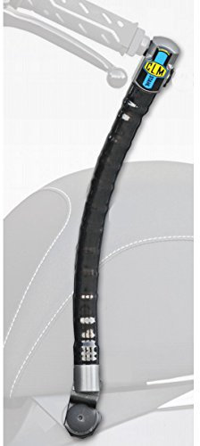 CLM Antirrobo de Manillar Stahl con Soporte Fix para Vespa Iris,Pk,P200,T5,Xl,Px 125-150