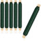 com-four® 6X Blumenwickeldraht-Set, Bindedraht in grün auf Holzstab gewickelt, Stärke 0,65 mm, 600 g (Grün - 06 Stück)