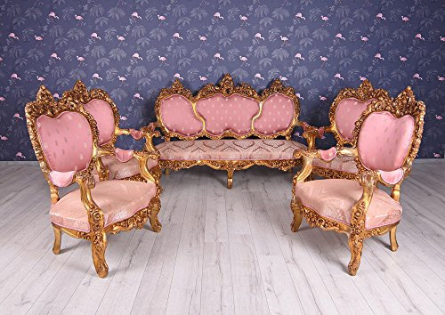 Sofagarnitur Antike Salongarnitur Sofa Sessel Alt Sitzgruppe Barock Sitzgarnitur Einzelstück Palazzo Exklusiv
