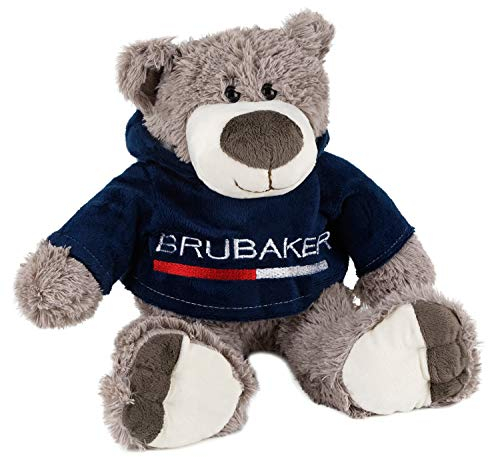 BRUBAKER Teddybär Plüschbär Kuschelbär 30 cm mit Nicki Hoodie