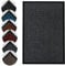 Homatz Door Mats Indoor & Outdoor Heavy Duty Floor Mat - Non Slip Rubber Back - Dirt Trapper Door Mat - Super Absorbent Front Door Mat, Washable Doormats Rug, Barrier Mat (Grey,40x60cm)