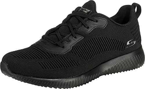 Skechers Damen BOBS Squad Tough Talk Sneaker, Black, 42 EU