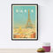 Nacnic 2. Paris Folie Vintage-Stil. Poster Stadtfarben. Ad Paris 2 Größe A3