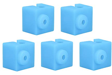 Parti di Stampante 3D Hotend in Silicone Compatibili Per E3D-V5 / Anycubic Blocco di Riscaldamento in Alluminio Originale - 5 PZ