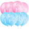 Boy or Girl Gender Reveal Latex Balloons - Vibrant Pink & Blue Balloons (30cm) - Perfect for Baby Showers & Announcements - Pack of 8