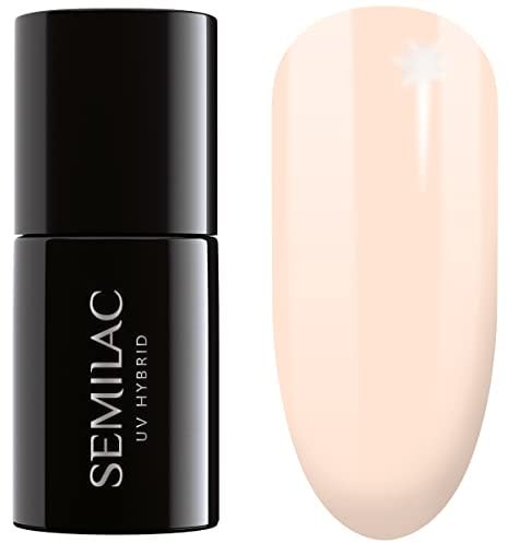 SEMILAC Gel Nail Polish 573 Your WeddiNails - Full Coverage Gel Polish - Soak Off Easy To Use LED/UV Nail Lamp - Long Lasting Manicure and Pedicure up to 3 weeks