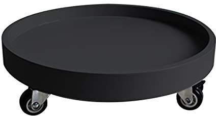 YXCKG Sottovaso con Ruote 30 Cm 40 Cm 50 Cm 60 Cm Carrello Portavasi Supporto per Piante in Plastica con Ruote Portavasi Tondo su Carrello A Rulli Utilizzare per Interni Ed Esterni