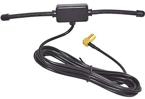 Q62S DAB+ Antenne SMB Kabel Adapter Digital Scheibenantenne SMB Adapter mit Antenne Extension 3m Kabel Auto Radio DAB Antenne KFZ