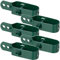 VOSS.farming 5 pz. Tendifilo Cavi Metallici, per Recinzione elettrica, plastificato Verde, 100 mm