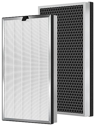 MA-112 Replacement Filter 2 Pack Compatible with Medify MA-112 Air Purifier, H13 True HEPA 3-Stage Filtration Systems with Prefilter, Activated Carbon Filters and H13 Ture HEPA Filter