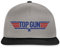 Spreadshirt Top Gun Logo Snapback Cap, One Size, Graphit/Schwarz