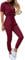 Damen Body Einteiler Sexy Pyjama Overalls für Frauen, Sommer, lässig, kurzärmliges, Button-Down-Gürtel, Arbeitsoverall, Strampler mit Taschen Overall Damen Jeans (Red, XXL)