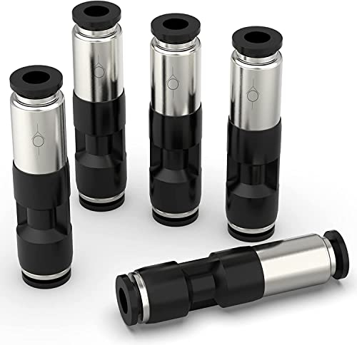 TAILONZ PNEUMATIC 8mm Schwarz Rückschlagventil mit Schnellverschluss für Gasleitungen SPU Rückschlagventil 5PCS