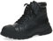CAPRICE Damen Stiefeletten zum Schnüren Climotion aus Leder Plateau Weite G, Schwarz (Black Nappa), 39 EU