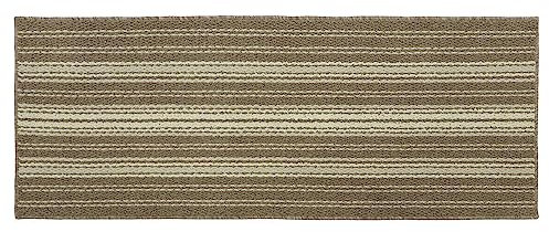 JVL Hubble Machine Washable Latex Backed Runner Doormat, 57x150cm, Caramel