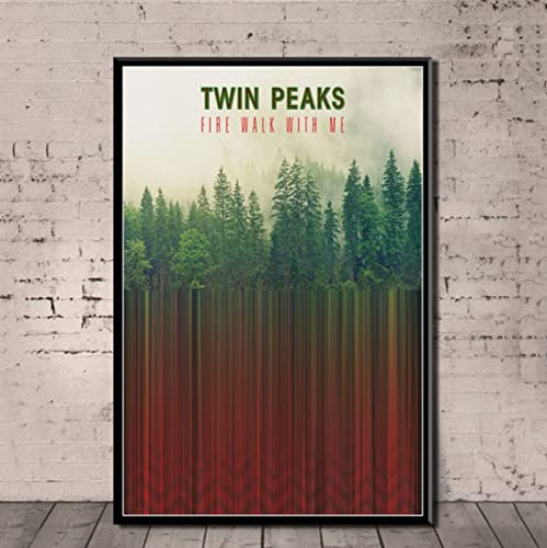 Poster Twin Peaks Poster, Vintage-Tv-Poster, Leinwand, Gemälde, Dekoration, Kunst, Poster Und Drucke, Heimdekoration 50X70Cm Kein Rahmen