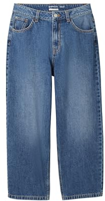 TOM TAILOR 1041052 Jean Coupe Baggy Garçon, 10110 - Blue Denim, 176
