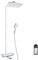 Hansgrohe Colonne Bain Douche thermostatique Raindance E 360 chromée + nettoyant Briochin