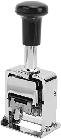 Omabeta Nummerierungsstempel, Automatische Nummerierung, Selbstfärbender Zahlenstempel, Fortlaufende Nummerierungsstempel, 5-stellige Nummer, Bequemer Griff, Klare Automatische