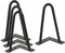 Lot 4 Pieds de Table en épingle à Cheveux, Jambes en métal de Bricolage, 2/3 Barres de Fer, Plus Forte, avec vis et protecteurs de Sol (4 pièces-20cm (Noir))
