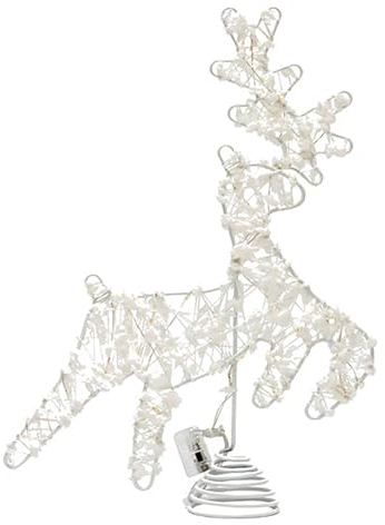 Weihnachtsbaumspitze Stern - Eisen Cartoon Stern Beleuchtete Weihnachtsbaumspitze - Saisonale Deors für Computertisch, Konferenzraum, Esstisch, Couchtisch, Schreibtisch Fulenyi