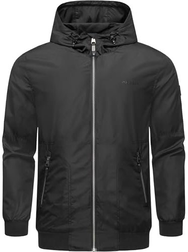 Ragwear Herren Übergangsjacke Stewie II, ultraleicht, große Kapuze
