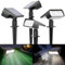 Moxled Solarlampen für Außen Garten, 6500K Kaltweiß Solar Strahler 4 Stück, IP65 Wasserdicht Gartenleuchten, 2 Helligkeitsmodi Solarleuchten für Außen Garten, Hof, Gehweg