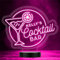 Martini Glass Round Cocktail Home Bar Man Cave Gift Colour Change Night Light | Personalised Gift For Home, Lamp Room Décor | Kids & Adults Night Lights With Name | Personalised Gift For Bedroom |