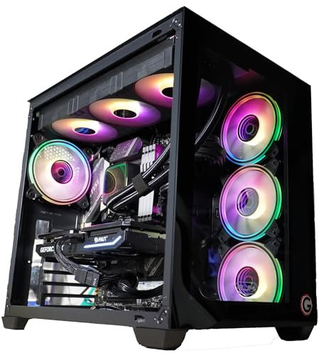 Golook PC Gaming 4K • i5-14600KF, RTX 5060 8GB GDDR7, 32GB DDR5 6000 • 1TB SSD M.2 NVME Gen4 • B760M WiFi BT • Dissipatore Liquido 240MM