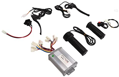SUNGOOYUE E Bike 800W Bürstenmotor-Controller-Kit mit Bremsgriffschalter und Ladeanschluss für Elektroroller-Dreiräder, Universelle Anwendung