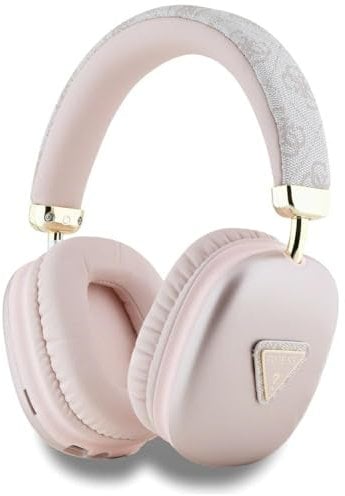 CG MOBILE Guess - Cuffie Bluetooth 4G con logo triangolo rosa
