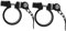 KOMBIUDA 2-teilig 34,9 Mm Alu Fahrrad-schnellspanner-sattelstützenklemme Kompatibel Für 30,4/30,8/30,9/31,6 Mm Sattelstützen
