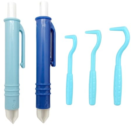 EYVRPAU 3er Set Zeckenhaken und 2er Set Zeckenpinzetten Zeckenzange Einfacher und Sicherer Zeckenentferner für Zecken jeder Größe für Hunde Katze Mensch für Kinder und Haustier