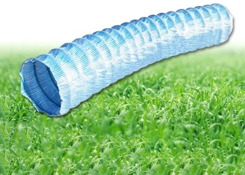 Drainagerohr Französisches Abflussrohr Für Rasen, Gewellte, Perforierte Abflussrohre – Bodeninfiltration, Grundwasserableitung, Vliesstoff Mit Stahldraht Verstärkt(Dia 9.8in(25cm),L 9ft/2.7m)