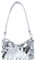 Uoocg Clutch Silber Glitzer Pailletten Tasche Schultertaschen Abendtasche Damen Hohe KapazitäT Mit ReißVerschluss Handtasche FüR Prom Hochzeit Party Bankett (silber)