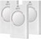 Lot de 3 télécommandes pour porte de garage 868 MHz, 2 canaux, compatibles avec FAAC XT4 868 SLH LR, XT4 868 SLH, XT2 868 SLH, XT2 868 SLH LR, blanc
