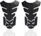 Anrbb 2 Stück Tankpad Motorrad, 3D Tankaufkleber Wasserdicht, Selbstklebend, Carbon Optik, Universal für Honda Kawasaki KTM Duke 125 Motorräder