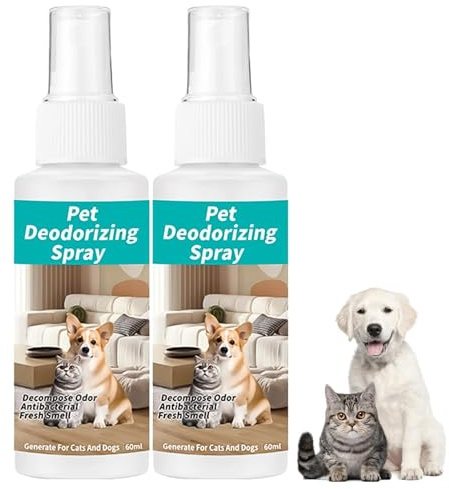 Hundparfymspray, tovningsspray för hundar och katter, 120 ml parfym för hundar och katter, långvarig deodorantspray mot lukt, luktneutraliserande pälsspray för hundar, hundparfym