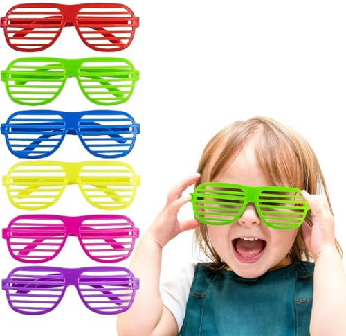 Melldrry Shutter Shades Brille, Kabellos Party Brille, Party Sonnenbrille, Sonnenbrille Kostüme für Party Karneval Halloween Weihnachten