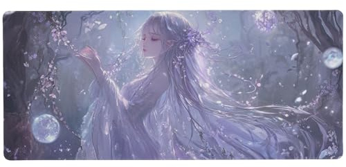 Fairy Game Anime Gi Wearable Keyboard and Mouse pad for Studio Wearable Desk Mouse mat 31.5 x 11.8in