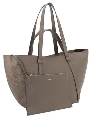 Abro Schultertasche Leather Tekla Shopper Cosmo Tope taupe