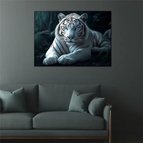 1500 Teile - Puzzle Für Erwachsene,Weißer Tiger - DIY-Puzzle,Kreative Unterhaltung, Spaß, Klassisches Puzzles Familienspiele