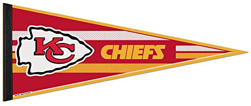 Wincraft NFL Kansas City Chiefs WCR63771813 Carded Classic Pennant, 12 x 30