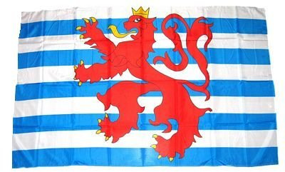 FahnenMax Fahne/Stockflagge Luxemburg Handel 30 x 45 cm Flagge
