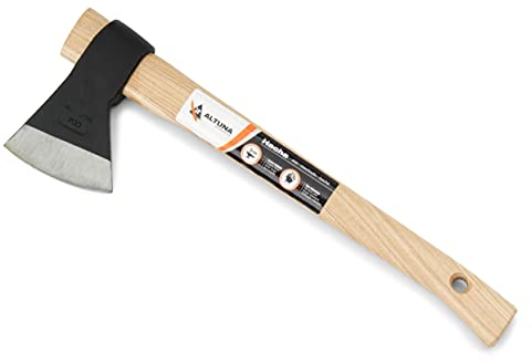 Altuna Ascia Vizcaína - Modello 8286 - Realizzata in Acciaio forgiato con Impugnatura in Legno - Adatta per Uso intensivo - Misure 60 x 20 x 5 cm - Peso 1485 g - Grande Resistenza e Durata