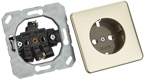 Jung 1520 GB Schuko Steckdose 16 A 250 V Serie CD gold-bronze 250 V